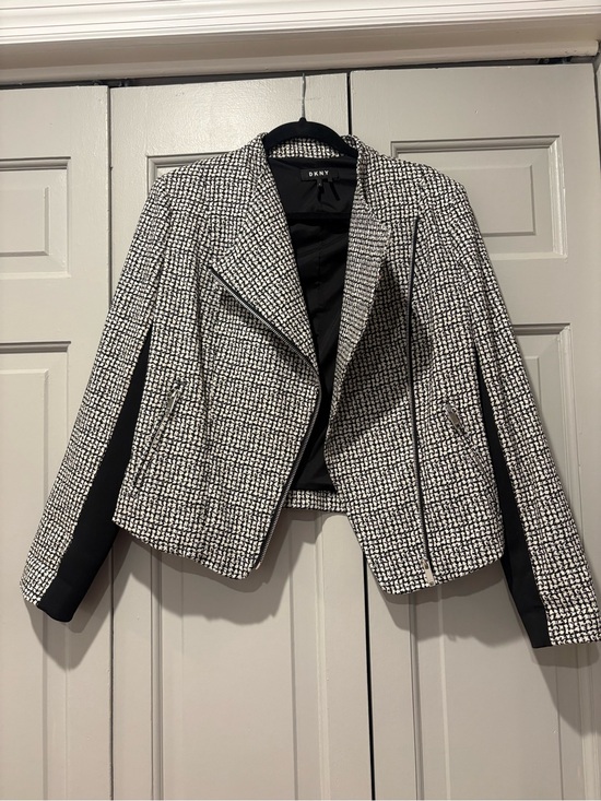Dkny Jackets & Blazers - DKNY Black and White Blazer Jacket